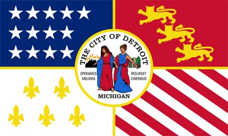 City of Detroit - Flag